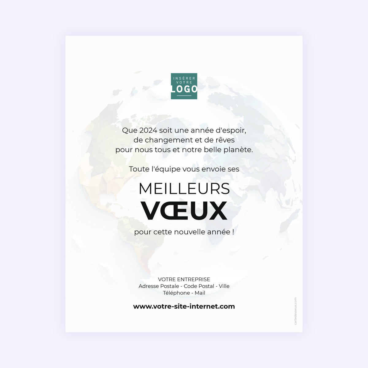 Earth | Vœux professionnels • Carte virtuelle photo N° 1