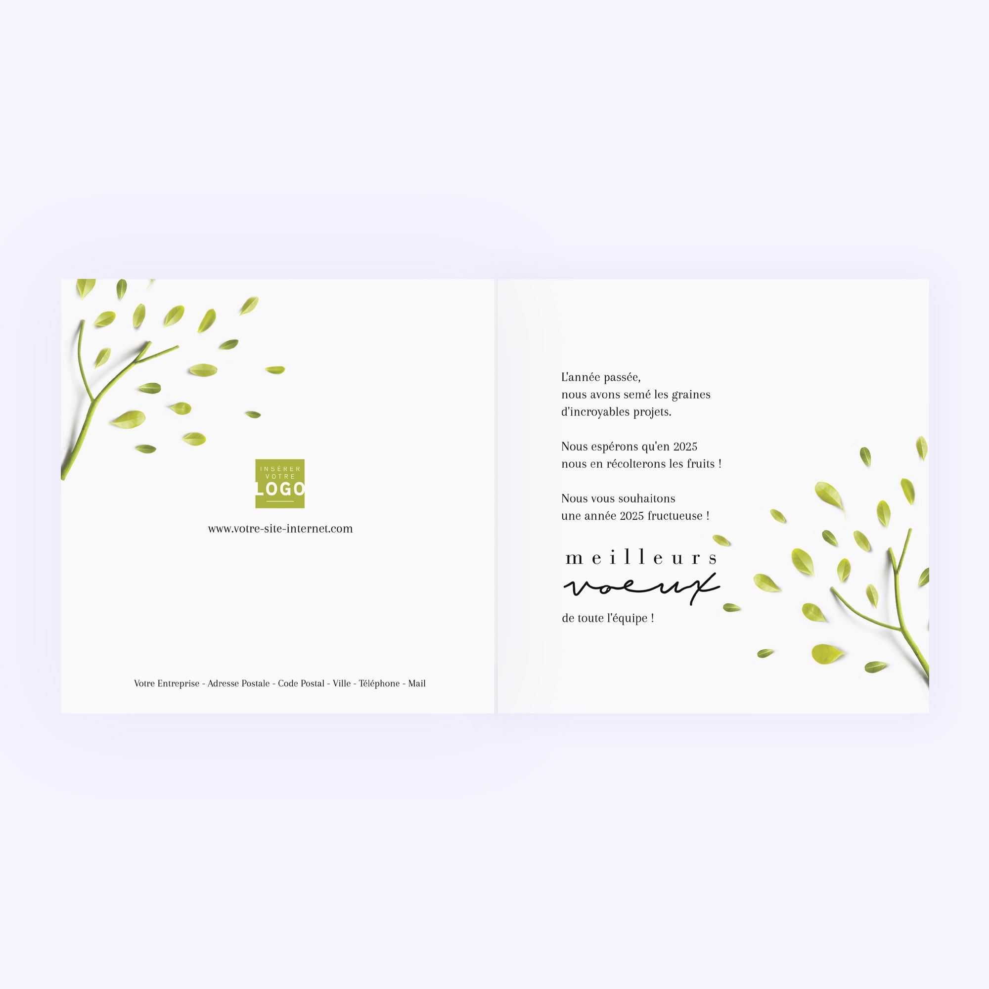 L'arbre de la vie | Vœux professionnels • Carte de voeux photo N° 2