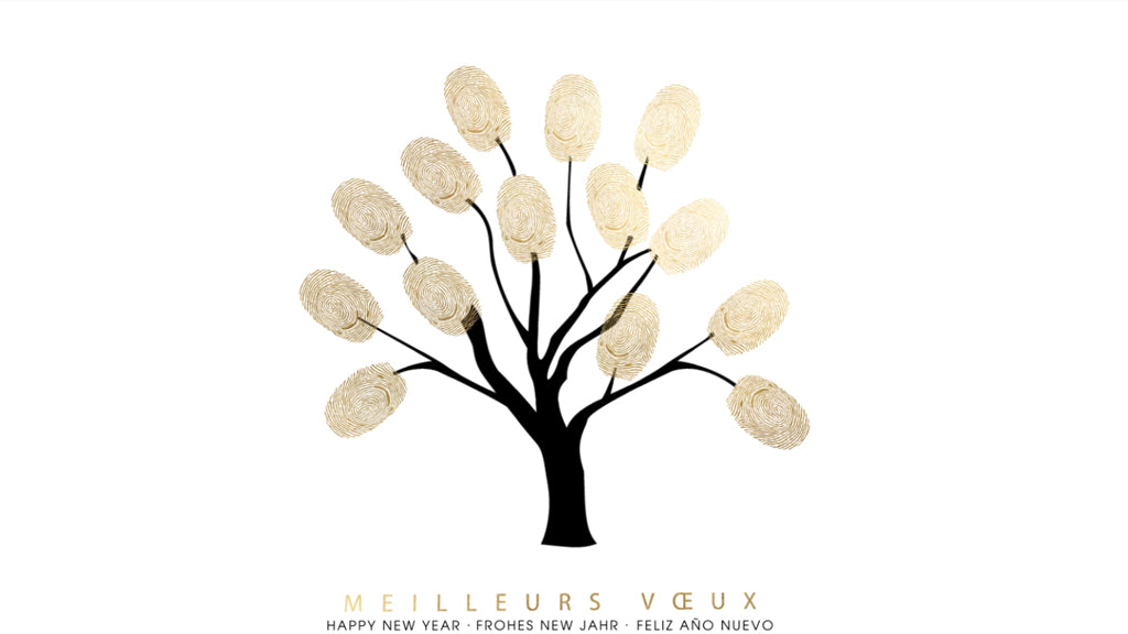 Feuilles d'Or | Vœux professionnels • Carte virtuelle photo N° 1